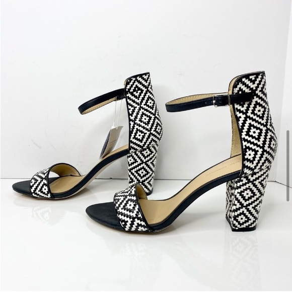 Zara Woven Leather Heels - Picture 2 of 2